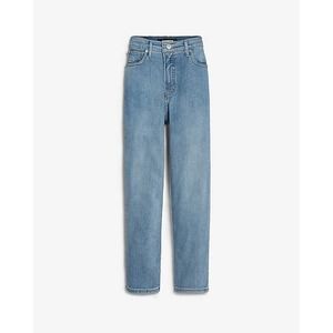Express Straight Super High Rise Cropped Jeans